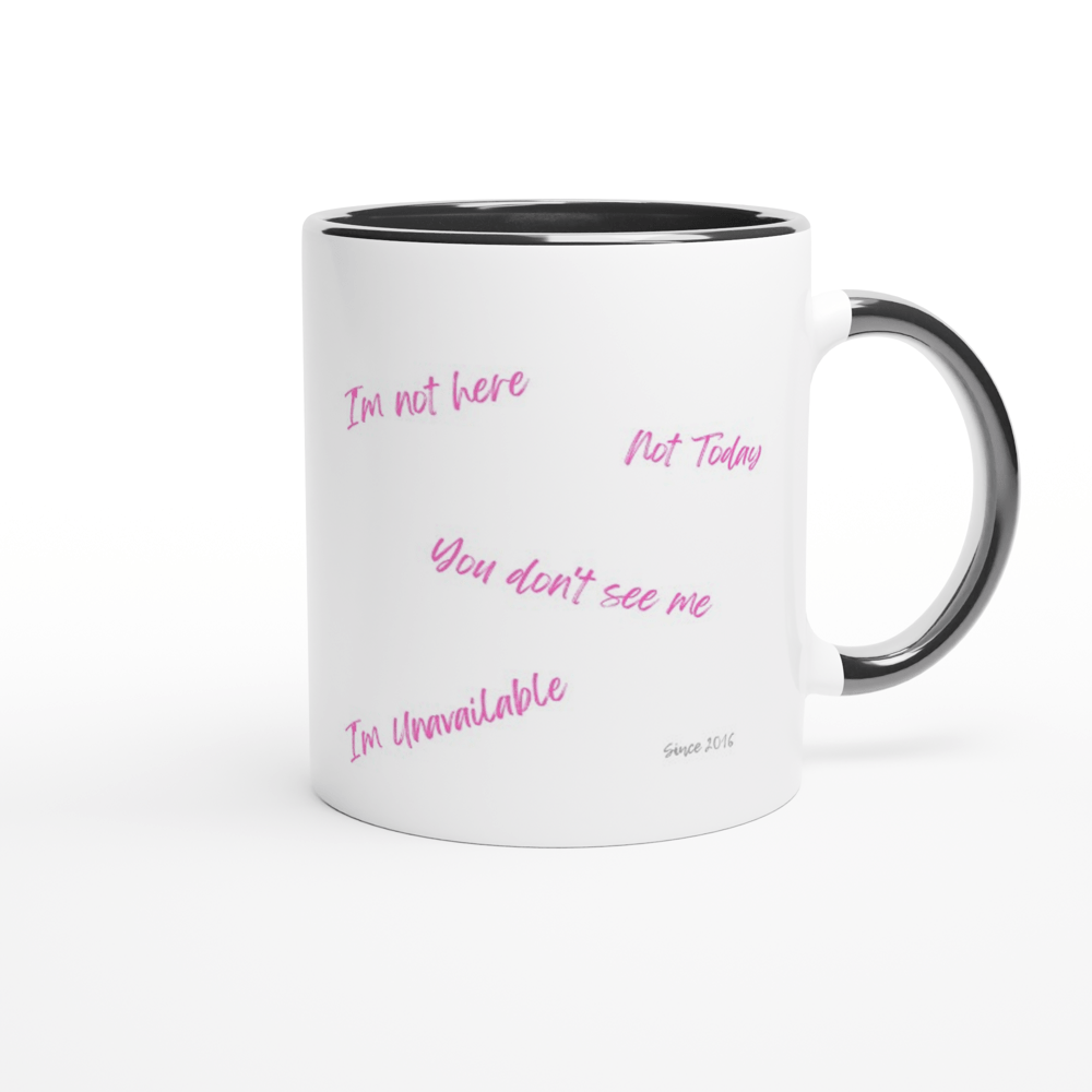 Offline! 11oz Ceramic Mug with Color Inside - [farm_afternoons]