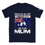 She's Not Just A Veteran T-shirt - [farm_afternoons]