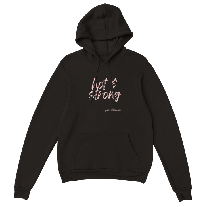 Womens Hot & Strong -  Pullover Hoodie - [farm_afternoons]