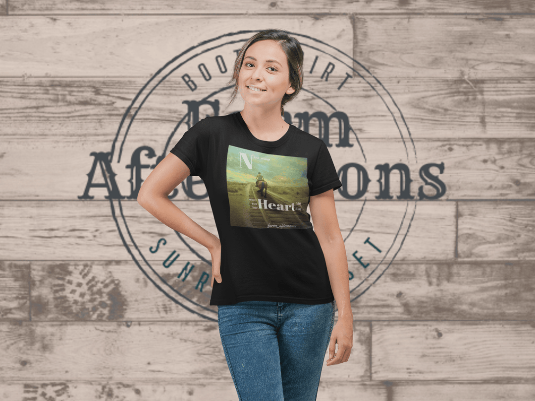 Next Stop Crewneck T-shirt - [farm_afternoons]
