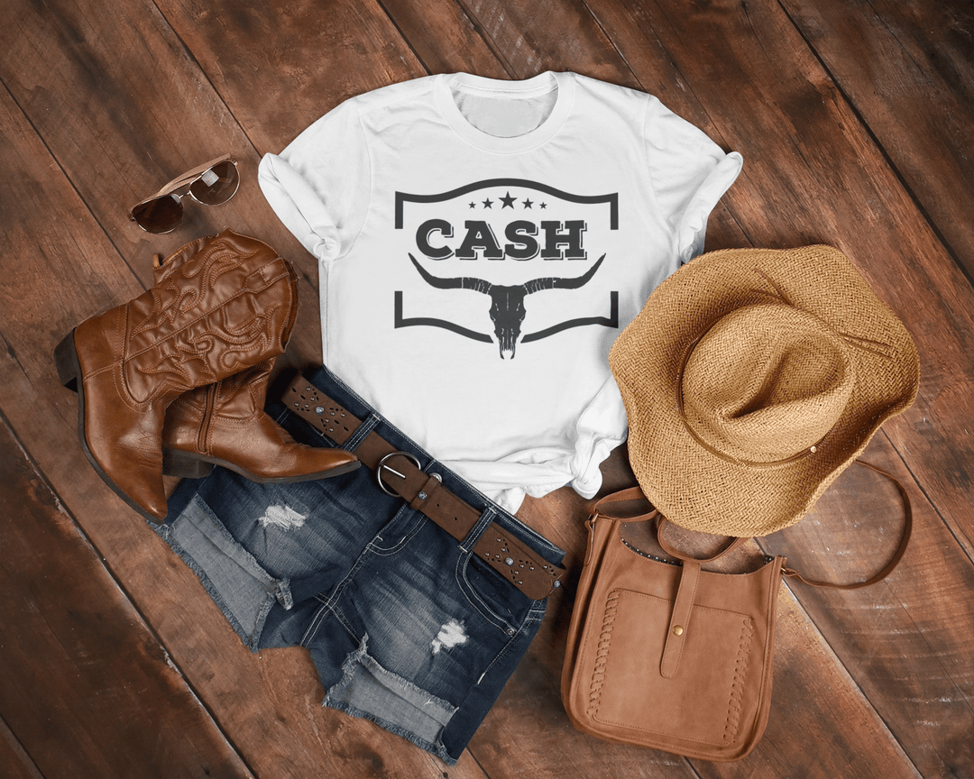 Womens Johnny Cash T-shirt - [farm_afternoons]