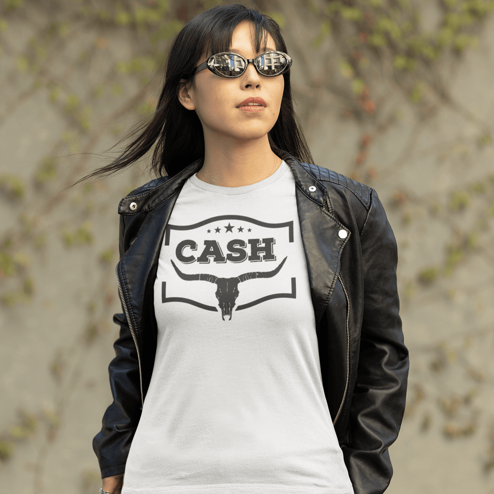Womens Johnny Cash T-shirt - [farm_afternoons]