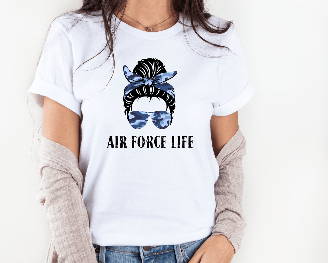 Air Force Life T-shirt - [farm_afternoons]