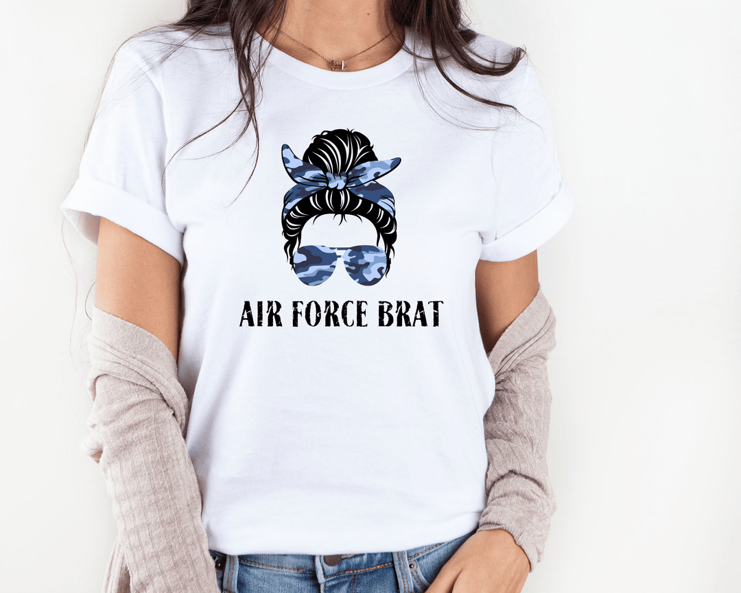 Women's Air Force Brat T-shirt - [farm_afternoons]