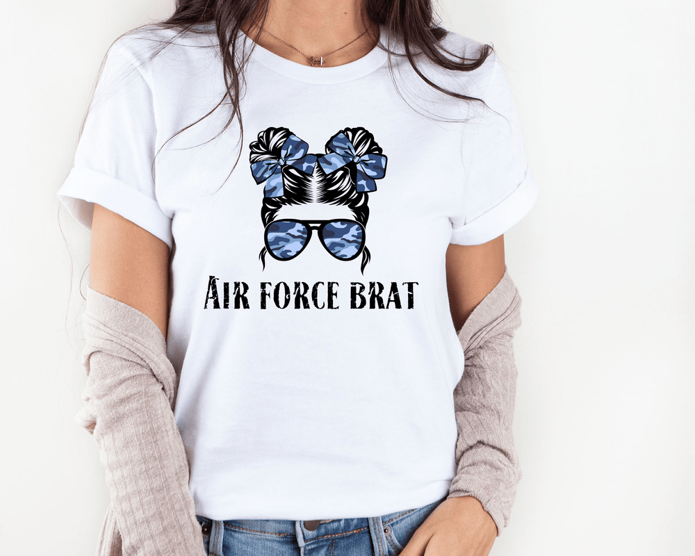 Women's Air Force Brat T-shirt - [farm_afternoons]
