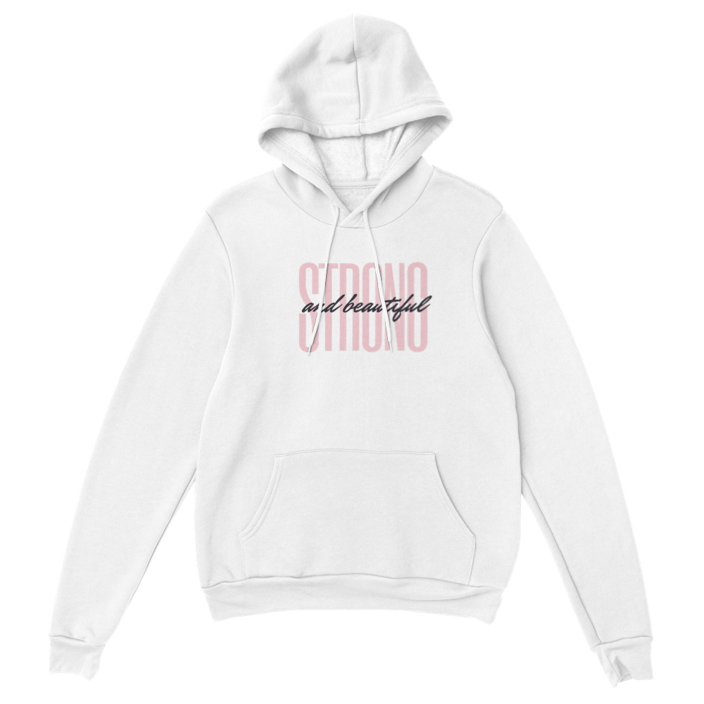 Women's 'Strong & Beautiful' - Pullover Hoodie - [farm_afternoons]