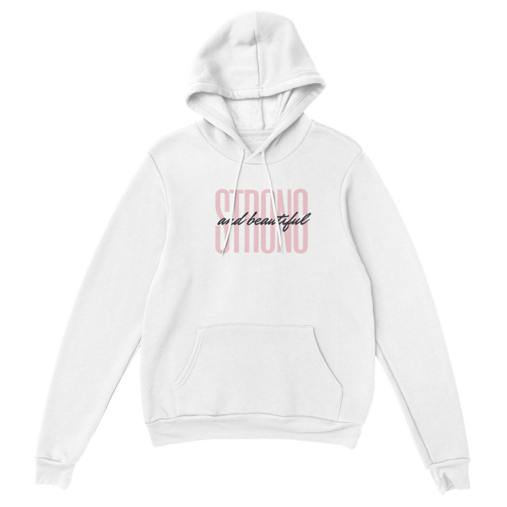 Women's 'Strong & Beautiful' - Pullover Hoodie - [farm_afternoons]