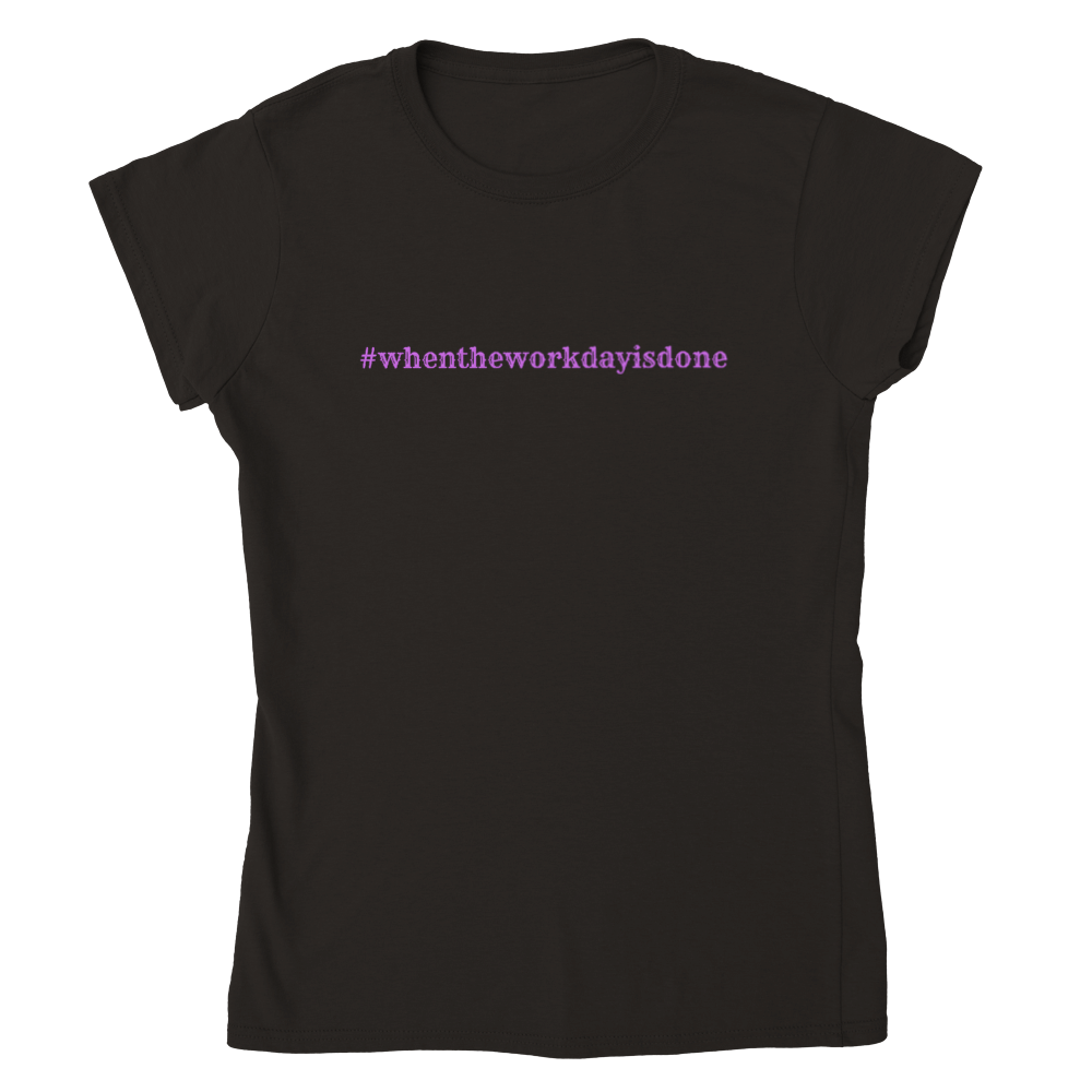 Womens Purple Merch TShirt - [farm_afternoons]