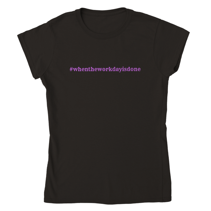 Womens Purple Merch TShirt - [farm_afternoons]