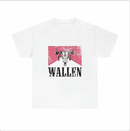 Women's Pink Wallen T-shirt - [farm_afternoons]