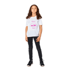 Girls Pink Sunrise Sunset -  Crewneck T-shirt - [farm_afternoons]
