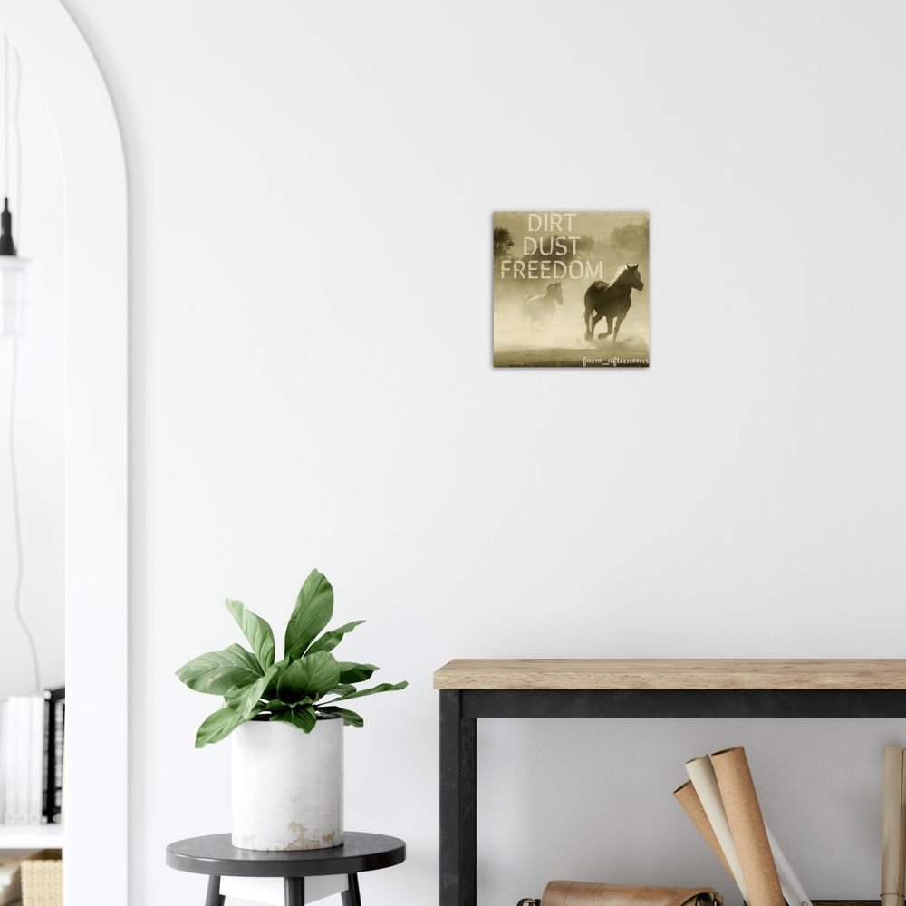 Dirt Dust Freedom - Wood Prints - [farm_afternoons]