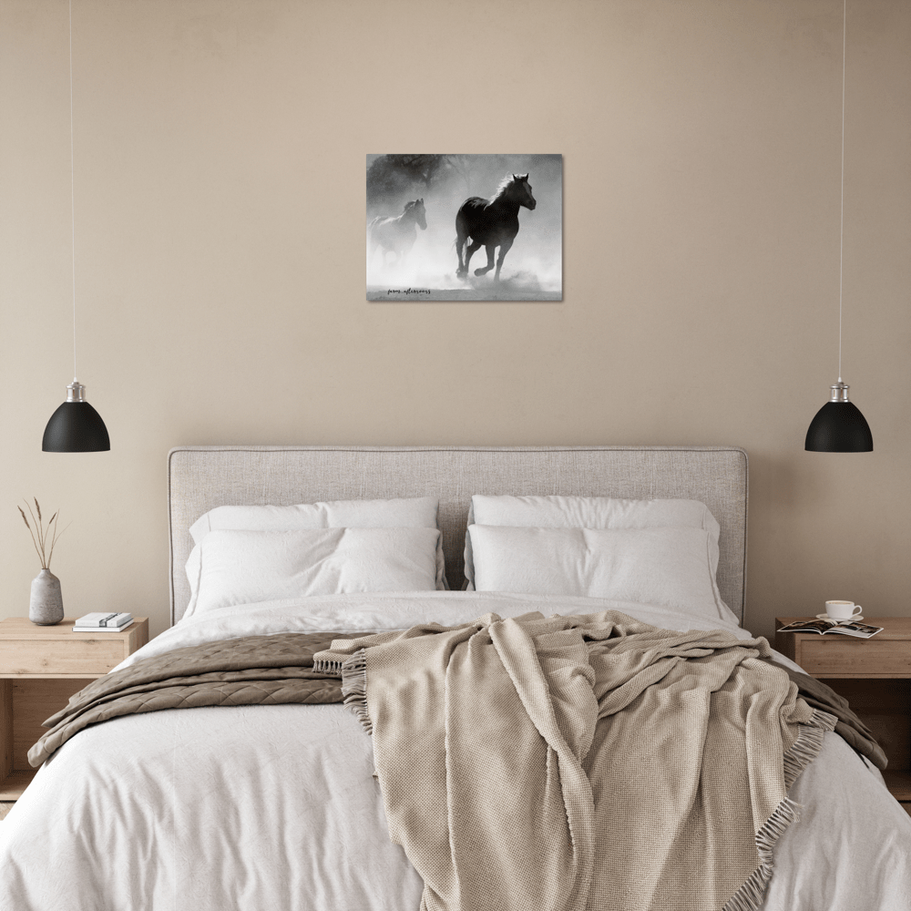 Wild Horses - Aluminum Print - [farm_afternoons]