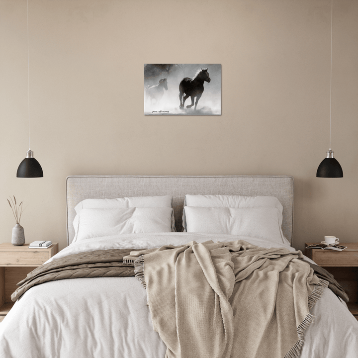 Wild Horses - Aluminum Print - [farm_afternoons]