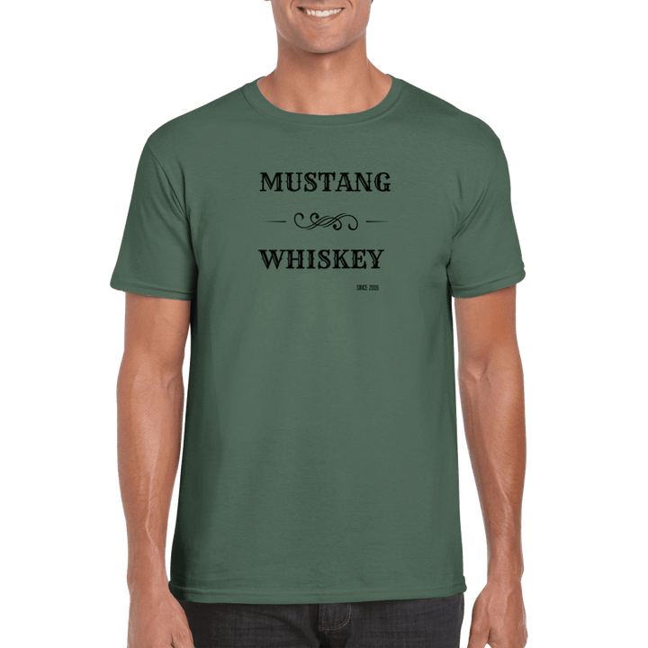 Men's Mustang Whiskey T-shirt - [farm_afternoons]