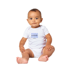 Blue Strong & Adorable - Baby Short Sleeve Onesies - [farm_afternoons]