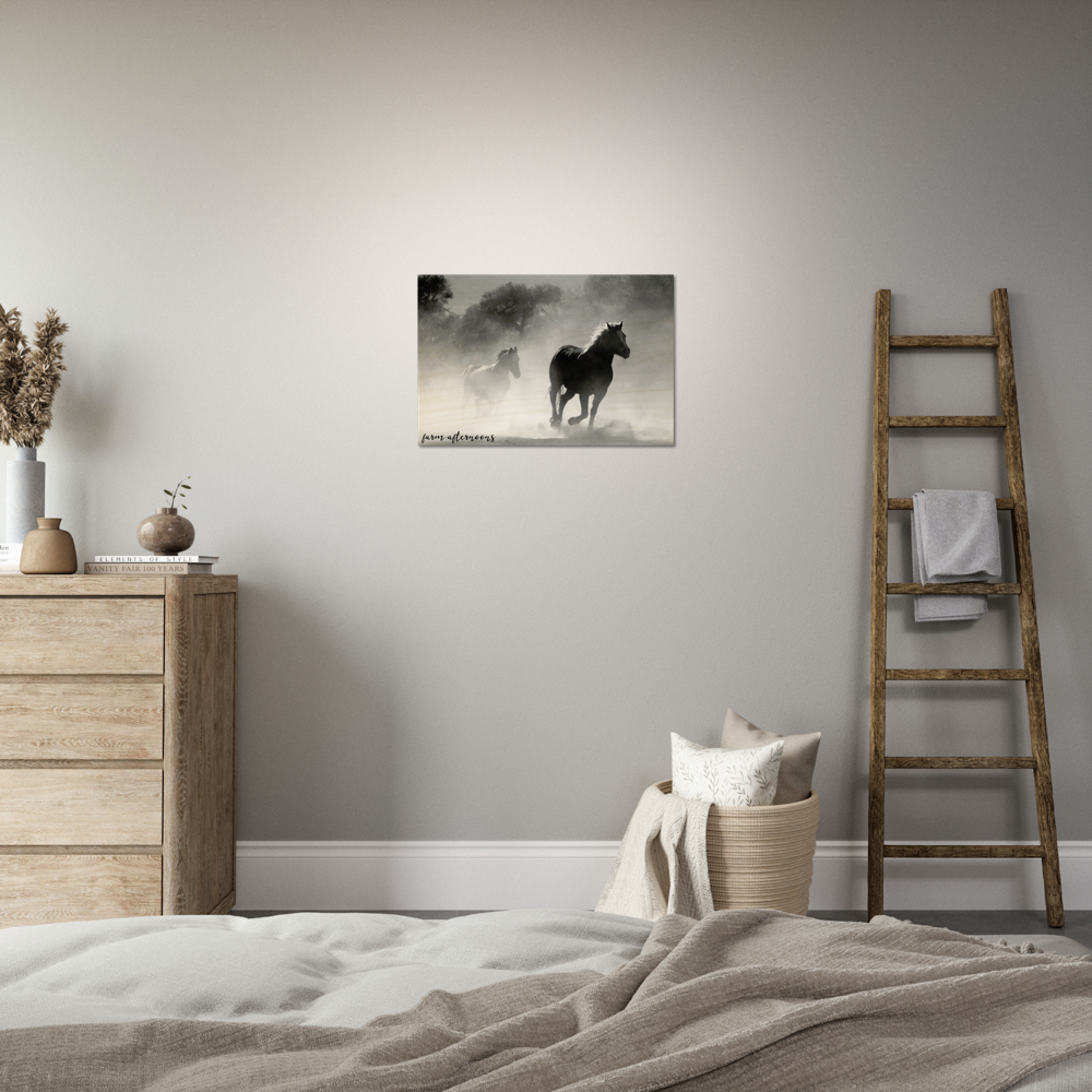 Wild Horses - Wood Prints - [farm_afternoons]